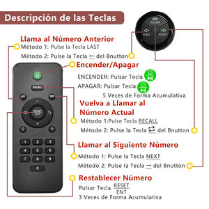 Sistema de Llamadas en Cola, Máquina Numérica en Español, Pantalla de 2 Dígitos con Botón de Siguiente Control, Dispensador de Tickets - Product Image 5