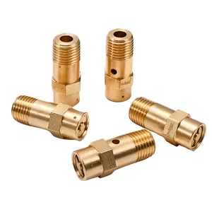 Good Prices OEM Precision High Pressure Air Compressor Brass Safety Relief Valve ABC800155 200 PSI Safety Valve