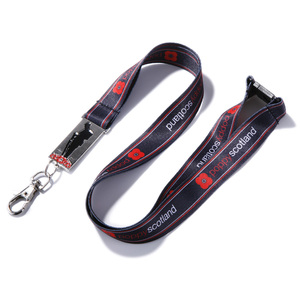 Biểu Tượng Tùy Chỉnh Nhuộm Thăng Hoa Polyester Keychain Dây Buộc Bán Buôn Cổ Dây Buộc Dây Đeo - Product Image 4