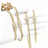 Thenew Monaco Bracelet en cuivre plaqué or 14 carats est Marked14Kis résistant à la décoloration et à l'eau et peut être porté par les hommes et les femmes