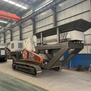 Mobiler Prall brecher mit Basaltschienen-Montage und Wechselstrom motor Hohe Produktivität 50 Tonnen/Stunde für das Zerkleinern von Dolomit steinen - Product Image 6