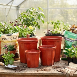 Frost and UV Resistant Black Plastic Gallon Nursery Pots for <b>Outdoor</b> Landscaping Shrubs <b>Trees</b> Bulk Supplier - Product Image 6