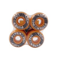 Roues de skateboard de marque en promotion, 51-52 mm SHR 102A, avec logo de marque, emballage carton, rebond 80%, vente en gros