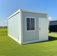 Maison modulaire préfabriquée de 20 pieds en conteneur Maison mobile portable préfabriquée pour immeuble de bureaux ou appartement