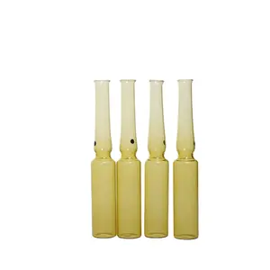 Vitamin Injection C Printed Ampoules Pharmaceutical Open Neutral Glass Ampoule