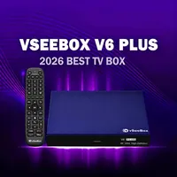 Boîtier TV Android VSEEBOX V6 Plus 8K, Android 12, Octa Core, 64 Go, Noir, sans frais mensuels, excellente offre, boîtier TV intelligent Android, décodeur 4K