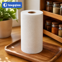 Rouleau de papier essuie-tout TAD 2 plis en pure pâte de bois, doux, absorbant, résistant aux déchirures, pour le nettoyage quotidien de la cuisine et de la maison
