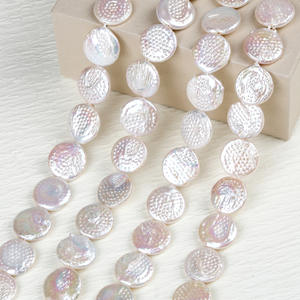 Nouvelles perles d'eau douce naturelles de forme baroque, fortes et brillantes, de 15 à 16 mm, perles brutes pour la fabrication de bijoux faits main - Product Image 1