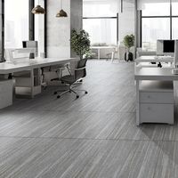 Carreaux de sol en céramique modernes, antidérapants, résistants à l'usure, texture tissu, finition mate, 720x900mm, pour centre commercial, bureau, usage domestique