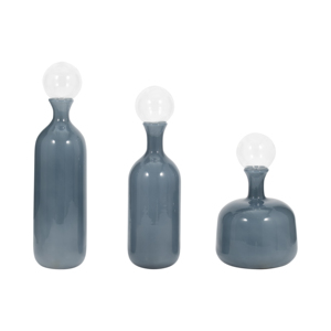 Vasi decorativi in vetro con coperchio a sfera per soggiorno, decorazioni per la casa, vaso per fiori per camera da letto e cucina - Product Image 3