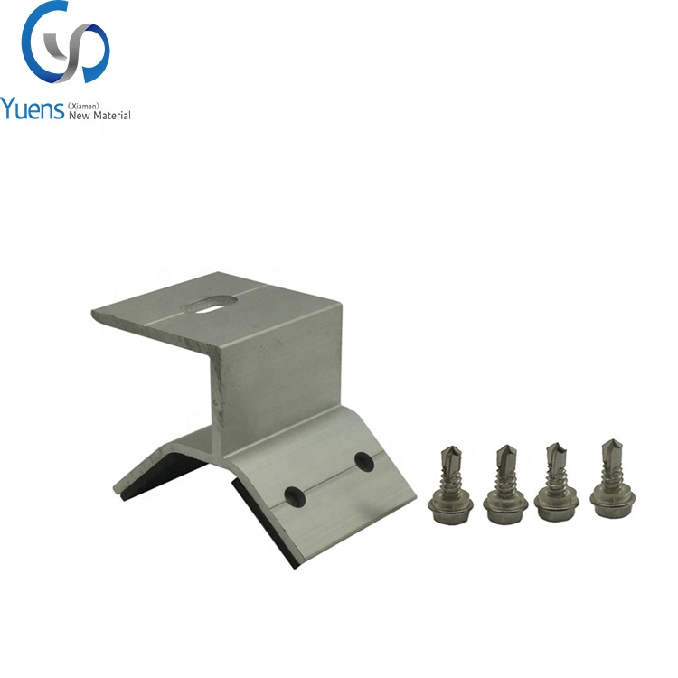 Металлический кровельный трапециевидный кровельный зажим для крепления на солнечной батарее