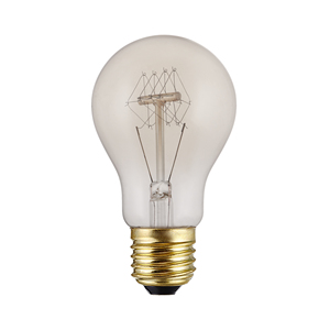A60 220V E27 Edison đèn sợi đốt <span class=keywords><strong>A19</strong></span> 40W hổ phách thủy tinh cổ điển Edison bóng đèn cho phòng ngủ cafe trang trí - Product Image 2