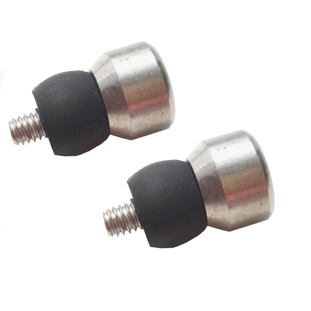 SHARROW 2pcs Tir à l'arc Stabilisateur de Membres d'arc à Poulies Branche d'arc Amortisseurs Silencieux Caoutchouc Accessoires de Chasse (Blanc SHARROW 2pcs Tir à l'arc Stabilisateur de Membres d'arc à Poulies Branche d'arc Amortisseurs Silencieux Caoutchouc Accessoires de Chasse (Blanc