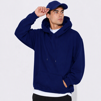 Sweat-shirts à capuche oversize en coton épais délavé à l'acide avec logo personnalisé pour hommes – Vente en gros de sweats à capuche en molleton courts pour hommes