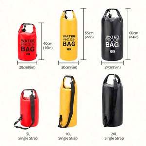 Sac étanche léger en polyester et PVC pour activités nautiques, randonnée, kayak, avec logo personnalisé - Product Image 3