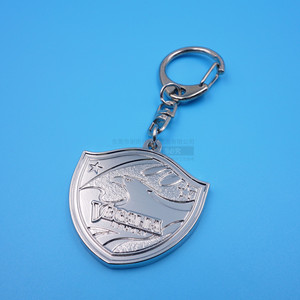 Llavero de Metal con Silbato, Aleación de Zinc, Rectangular, Impresión UV, Níquel Brillante, Personalización Bajo Demanda - Product Image 4