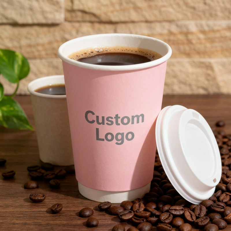 Wholesale Customizable Hot Coffee Paper Cup