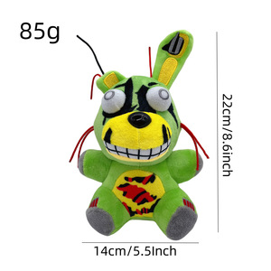 ตุ๊กตาเฟรดดี้และบอนนี่รุ่นใหม่ Tcx1908 ตุ๊กตา <span class=keywords><strong>Fnaf</strong></span> Five Nights At Freddy's Nightmare Foxi ตุ๊กตาหมาจิ้งจอกยัดไส้ใยฝ้าย PP - Product Image 3