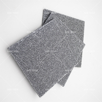 Feuille de mousse poreuse frittée au titane/prix de la mousse Ti du disque par kg