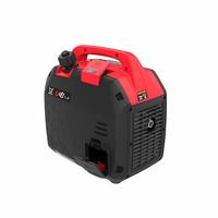 Générateur à essence silencieux à fréquence variable 1,9 kW, certification CE, démarrage manuel unidirectionnel, pour situations d'urgence en extérieur