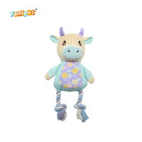 Jouet en peluche couineur pour chien Famipet, nouveau design printanier coloré avec animaux, mignon, doux et froissé, fabriqué sur mesure