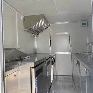 Remolque de Cocina Móvil de Aluminio Auron de 4.8m con Eje Único, 2 Ruedas y Compartimentos Aislados para Uso en Exteriores - Product Image 4