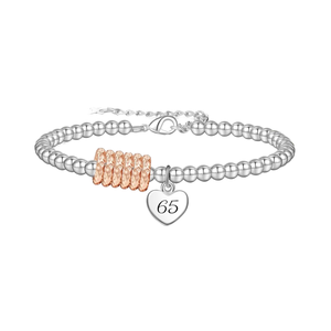 FENNELISA 16th 18th 21st 30th 40th 50th 60th 70th Anniversary Pulseras con dijes chapados en oro para mujeres Ideas únicas de <span class=keywords><strong>regalo</strong></span> de cumpleaños - Product Image 1