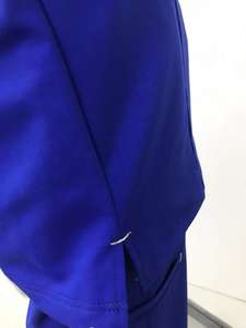 72% polyester, 20% rayonne, 8% Spandex 4 côtés extensible uniforme de gommage d'hôpital pour les femmes moderne gommage haut survêtement écologique - Product Image 5