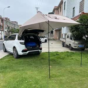 Labuta ที่บังแดดด้านหน้าแบบพกพาสำหรับ <span class=keywords><strong>Tesla</strong></span> <span class=keywords><strong>Model</strong></span> <span class=keywords><strong>3</strong></span>, ที่บังแดดโพลีเอสเตอร์กันฝนพับได้หลายคน - Product Image 2