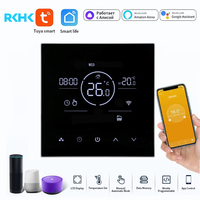 Termostato de Programación Inteligente RKHK para Calefacción Eléctrica, Material de PC, Uso Comercial Universal para Sistemas de Hogar Inteligente