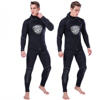 Yonsub — ensemble de deux pièces en néoprène avec fermeture éclair, tenue de plongée sous-marine, pour plongée/pêche/chasse sous-marine et surf, 5mm