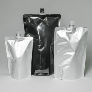 Op maat gemaakte transparante staande spuitzak van biologisch afbreekbaar plastic voor dranken, voor milieuvriendelijke opslag - Product Image 6