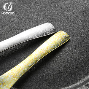 ช้อนไทเทเนียมแท้ชุบทองทันสมัย ด้ามสั้น ใช้กับเครื่องล้างจานได้ ทนความร้อน เหมาะสำหรับใช้ในบ้านและร้านอาหาร - Product Image 5