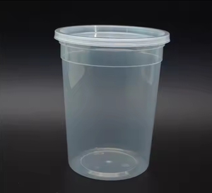 Recipientes Desechables Resistentes para Alimentos HACAMY, de Polipropileno, con Tapas, Vasos Transparentes de Plástico para Sopa, Aptos para Microondas y Congelador - Product Image 2