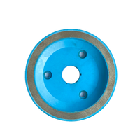Jingu Meule à affûter diamantée à bord plat de 150 mm, haute dureté, pores sphériques, technologie brevetée, personnalisable OEM, abrasif de 25 mm