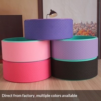 Rouleau de massage Pilates Yoga Wheel, écologique, unisexe, pour les exercices de yoga et les étirements du dos
