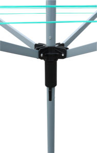 Jemuran Putar <span class=keywords><strong>4</strong></span> Lengan 40m untuk Pengeringan Pakaian di Luar Ruangan - Product Image 2