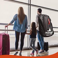 BSCI personnalisé pliable Durable poussette sac de voyage pour avion grand Standard Double poussette porte vérifier sac