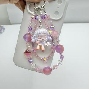 Chaîne de téléphone Skullpanda Pop Mart de haute qualité, charme de poupée mignon pour la personnalisation du téléphone - Product Image 5