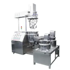 vacuum emulsifying blending mixer machine homogenizer machine homogenizing vacuum emulsifier