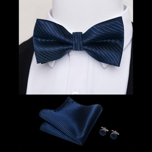 PBT01 Multi colori poliestere cravatte di seta <span class=keywords><strong>per</strong></span> le donne uomini Casual festa Jacquard <span class=keywords><strong>papillon</strong></span> <span class=keywords><strong>per</strong></span> matrimonio <span class=keywords><strong>camicia</strong></span> <span class=keywords><strong>papillon</strong></span> Set regalo - Product Image 3