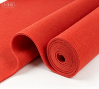 Polyester recyclé non tissé uni imperméable 9mm 5mm 2mm 1.8mm antistatique pour chaussures, textiles de maison, sacs, hôpitaux, jouets