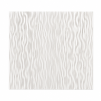 Panneaux muraux 3D ondulés de luxe pour hall d'hôtel, en MDF ignifuge sur mesure, épaisseur 18 mm