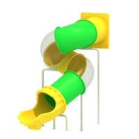 Toboggan en plastique pour enfants, aire de jeux intérieure pour piscine, utilisé à des fins commerciales