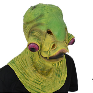 Topeng bayi berdarah zombie Halloween alien monster berdarah topeng badut hantu topeng seram lateks realistis horor properti tubuh - Product Image 5