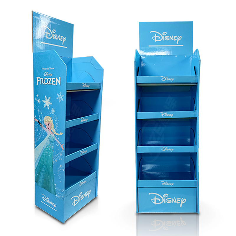 Custom Cardboard Stand Paper Store Bottles
