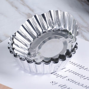 Pastelería hinese de 50ml para llevar en casa, mini sartenes de aluminio para postres y pudín, precio actory - Product Image 2