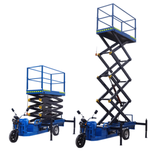 Ultra-low Price Self-propelled Electric Three-wheeled Tricycle Scissor Fork Lift Hydraulic Motorcycle <strong>Lifting</strong> Platform - Product Image 6