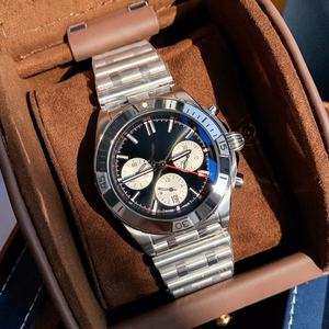 <b>Men's</b> Luxury High-quality Business Stainless Steel <b>Mechanical</b> <b>Watch</b> with Sapphire Mirror and Three Built-in Dials Breitlinges - Product Image 5