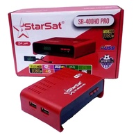 Dvb-S2-receptor de satélite con canales de salida Hd, decodificador de Tv con conector Fta, SR400HD Pro